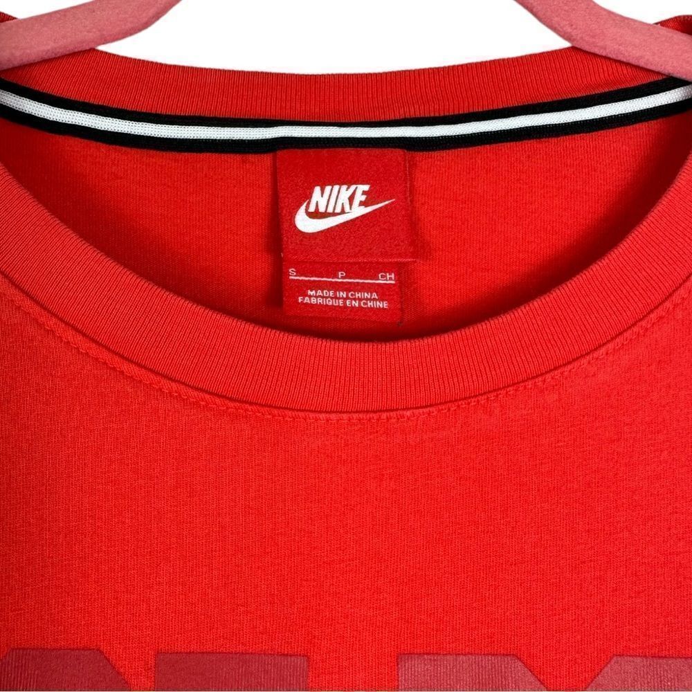 Nike 95 Just Do It Bright Red Baseball Tee - Picture 3 of 4